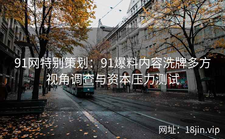 91网特别策划：91爆料内容洗牌多方视角调查与资本压力测试