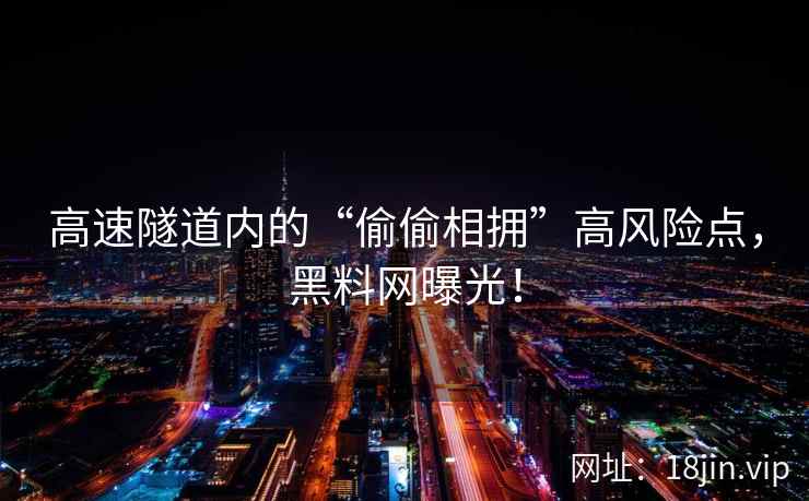 高速隧道内的“偷偷相拥”高风险点，黑料网曝光！